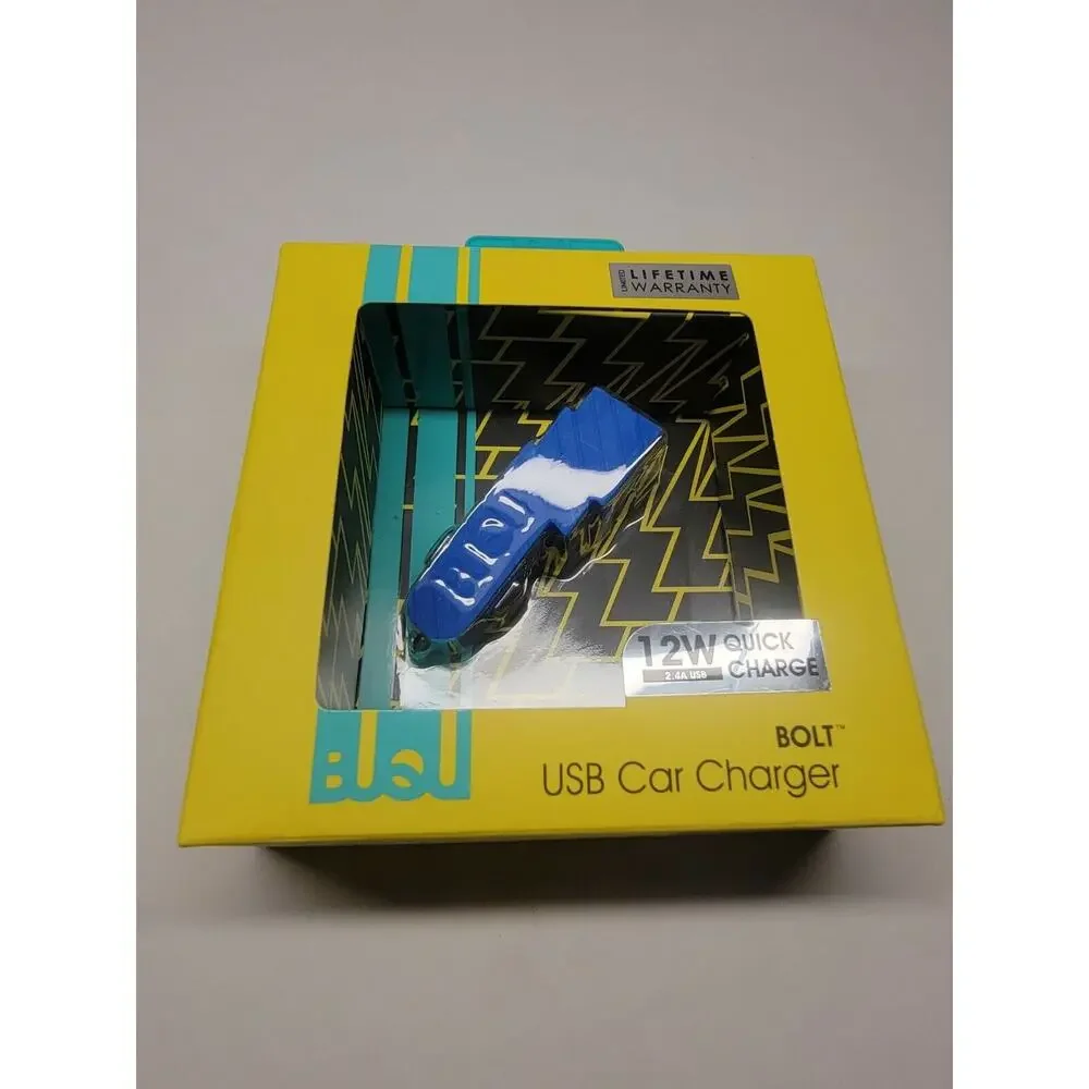 Usb Bolt Car Charger 12w Quick Charging